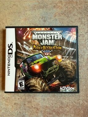 Nintendo DS Monster Jam: Path of Destruction - Green and Black Cover